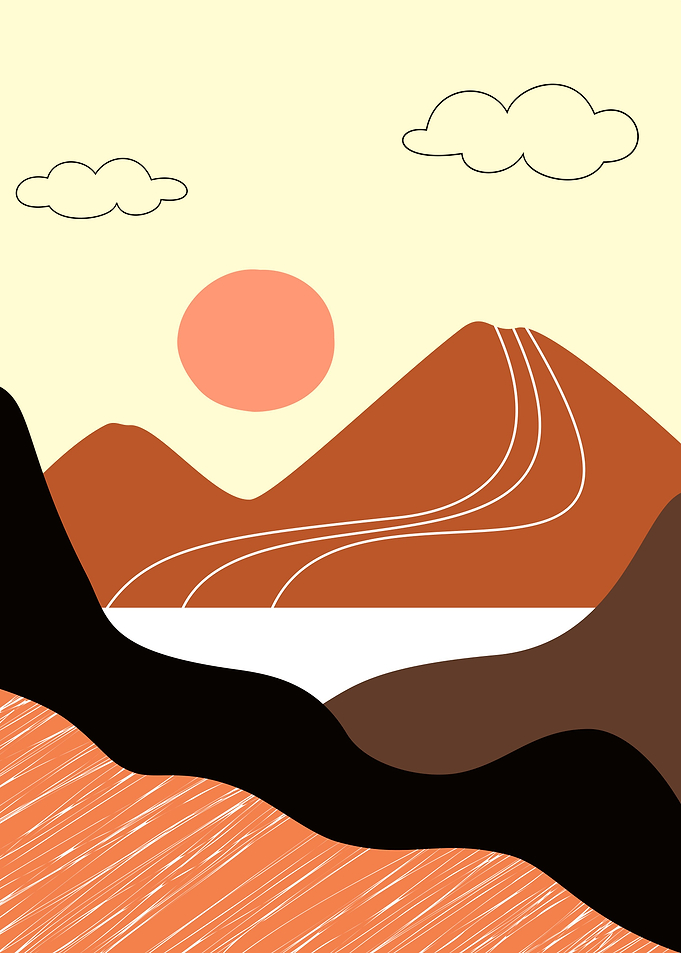 sunrise on the mountain