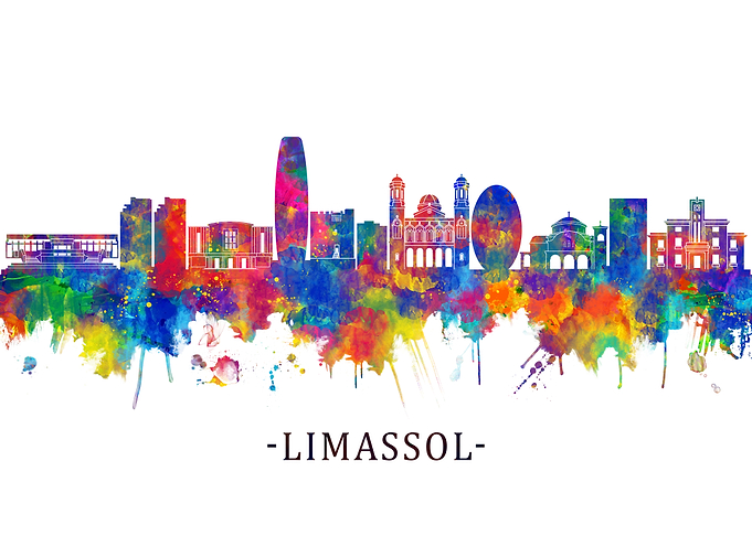 Limassol Cyprus Skyline
