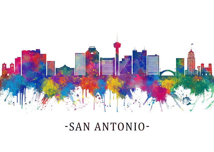 San Antonio Texas Skyline