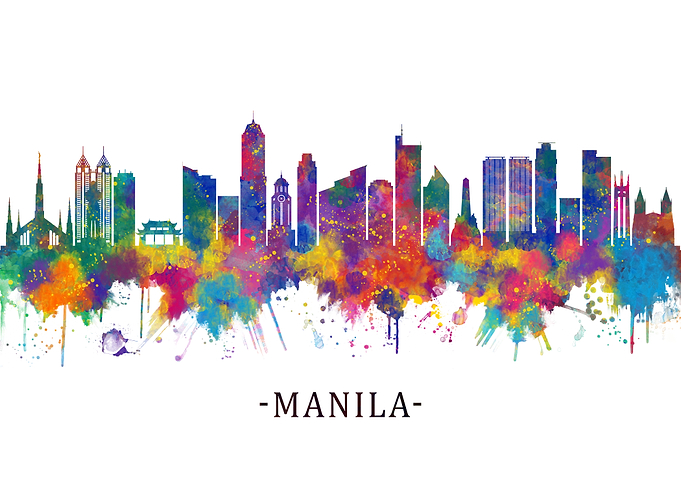 Manila Philippines Skyline