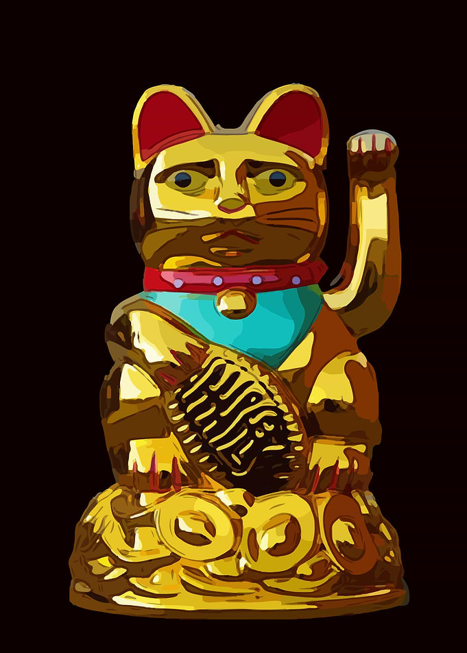 gatto cinese portafortuna