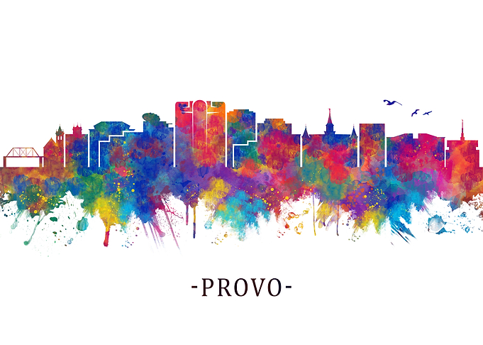 Provo Utah Skyline