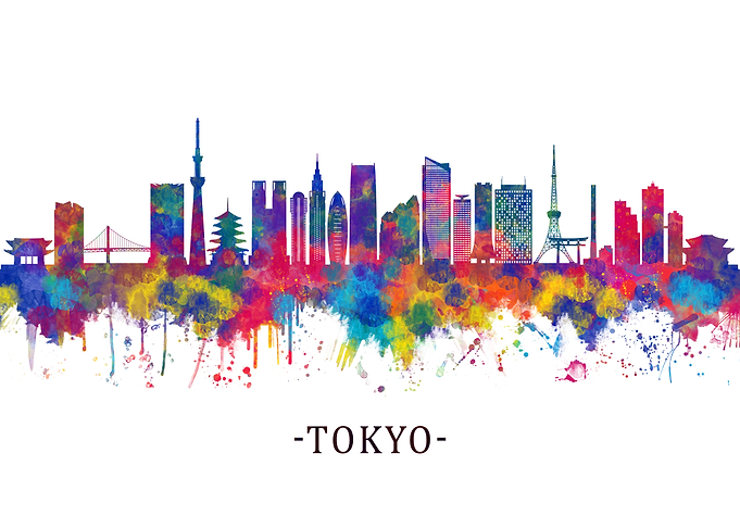 Tokyo Japan Skyline