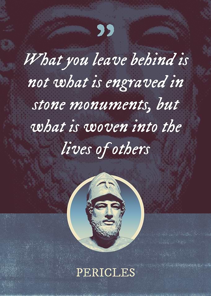 What you leave behind is