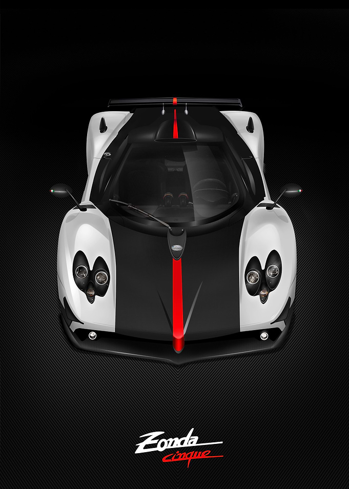 Pagani Zonda Cinque White