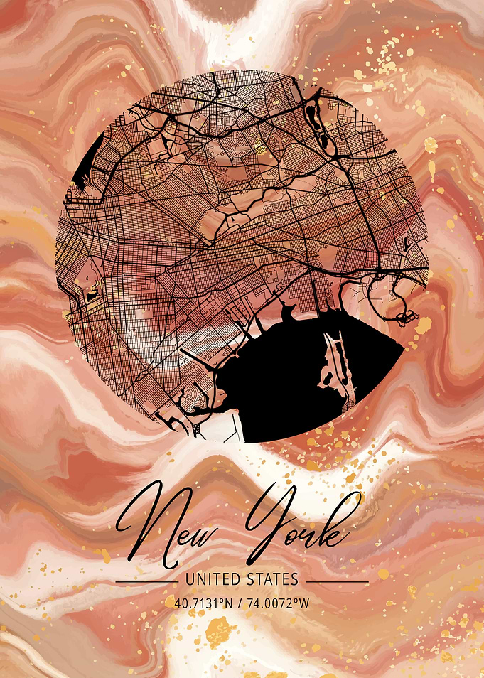 New York City Map USA