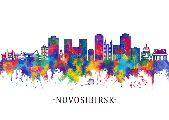 Novosibirsk Russia Skyline