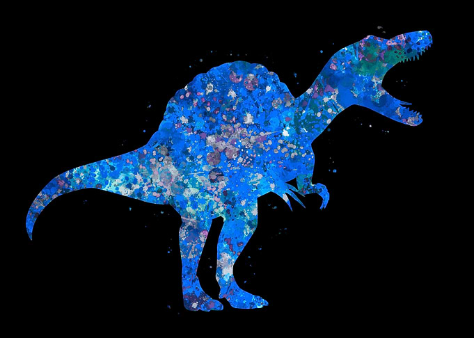 Spinosaurus Dino Blue