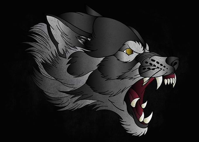 wolf tattoo