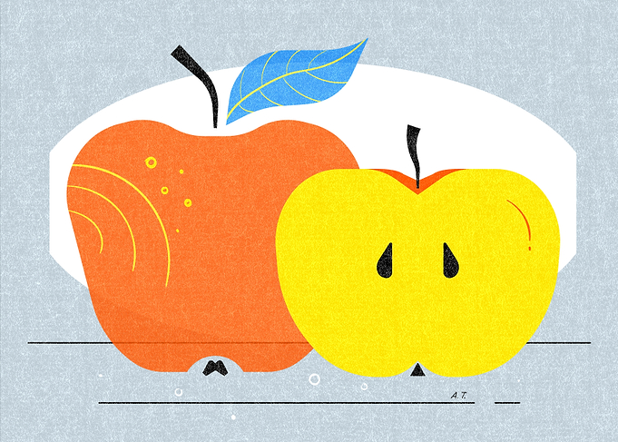 Two apples