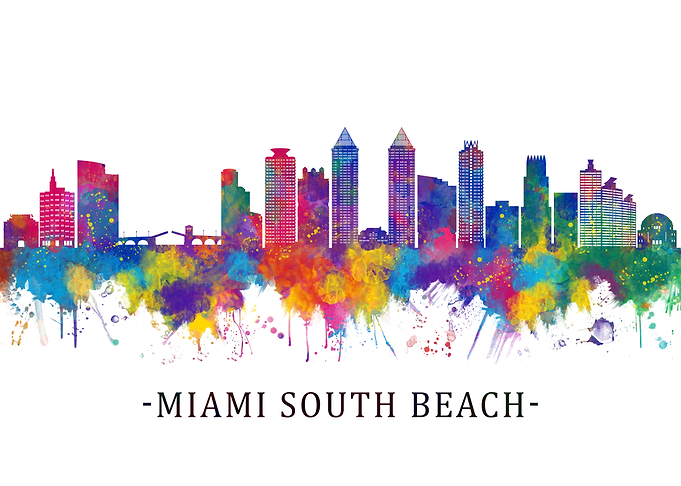 Miami South Beach Florida