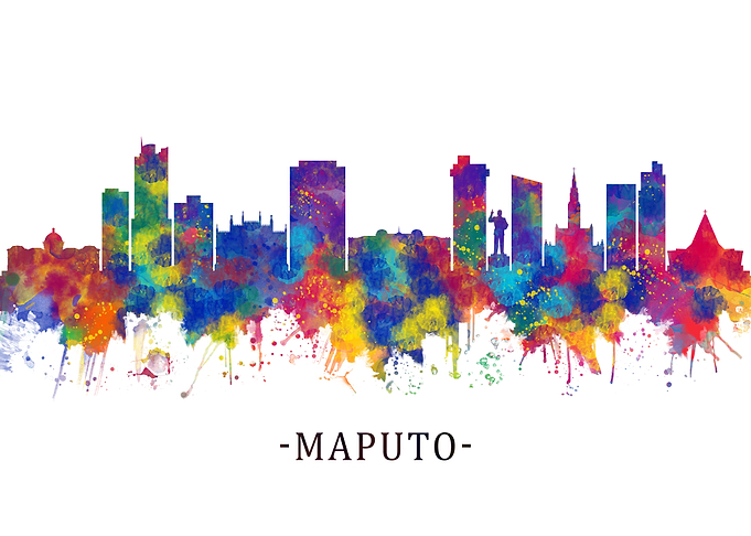 Maputo Mozambique Skyline
