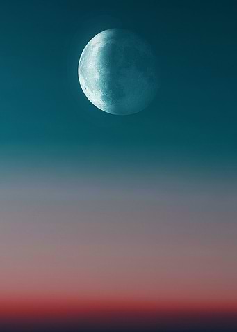 The moon