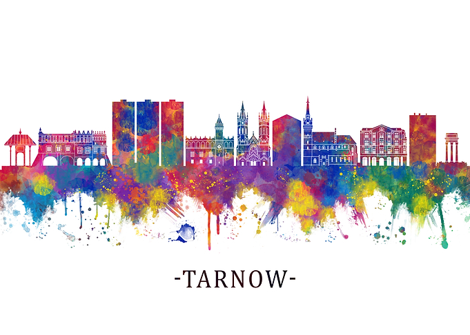 Tarnow Poland Skyline