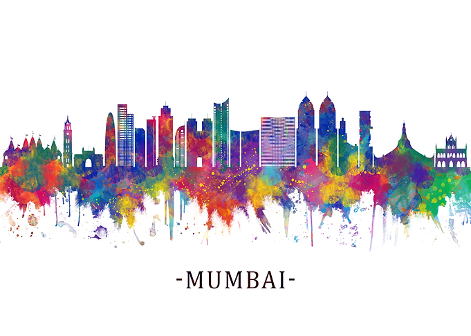 Mumbai Maharashtra Skyline