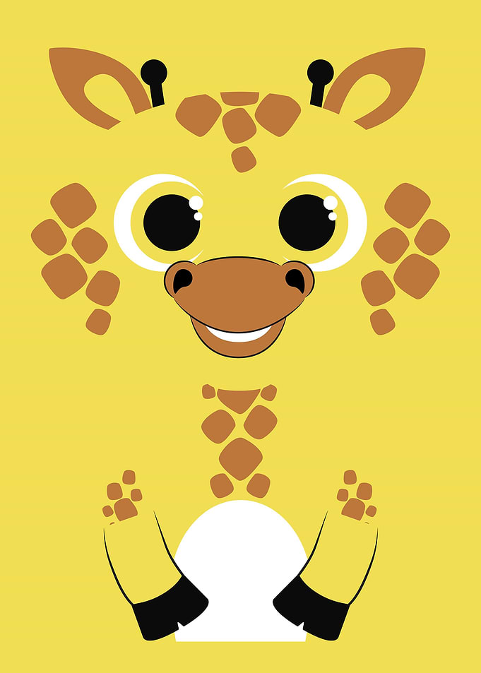 Baby giraffe