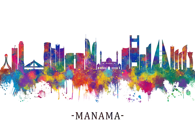 Manama Bahrain Skyline