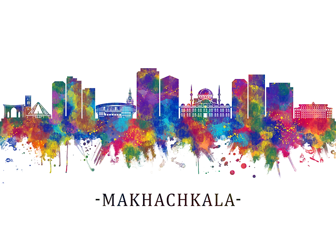 Makhachkala Russia Skyline