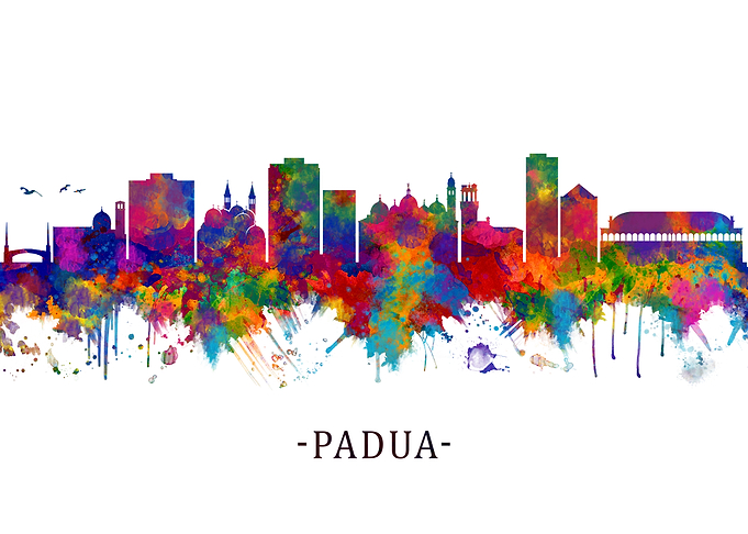 Padua Italy Skyline