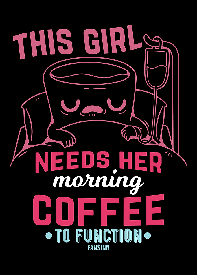 Girl woman morning coffee