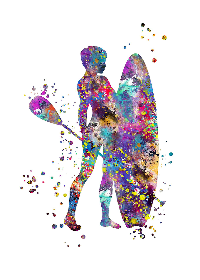 Paddle boarder