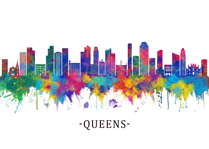 Queens New York Skyline