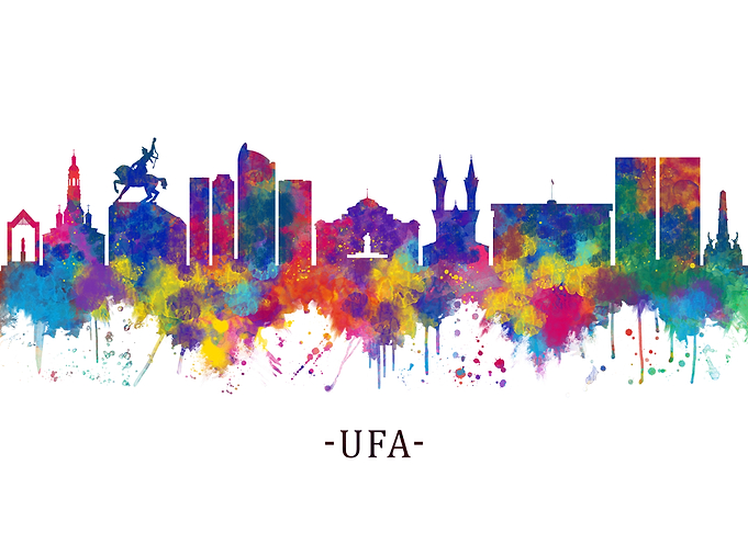 Ufa Russia Skyline