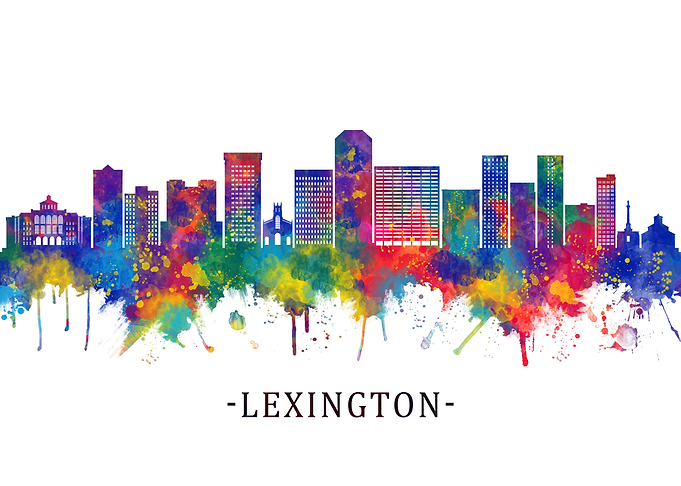 Lexington Kentucky Skyline