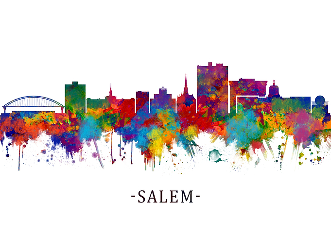 Salem Oregon Skyline