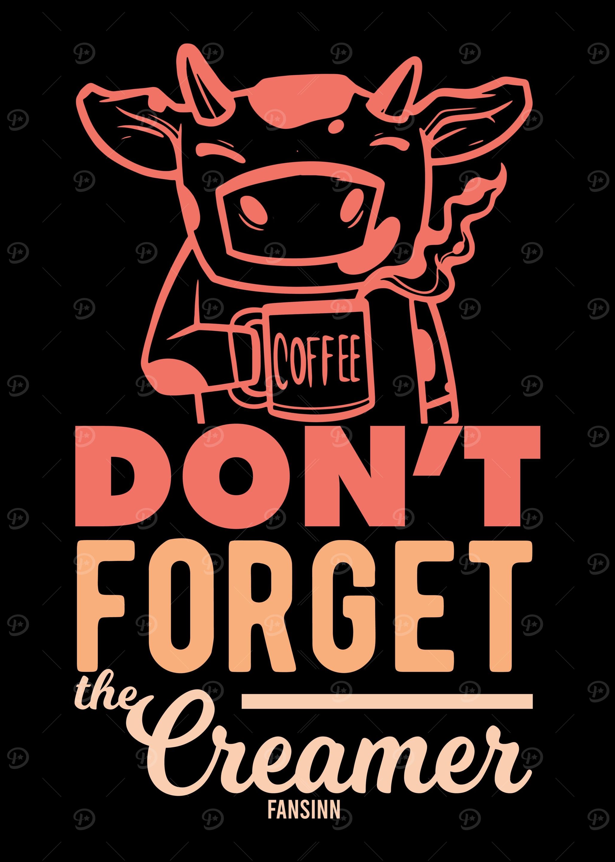 Cows milk latte coffee cu