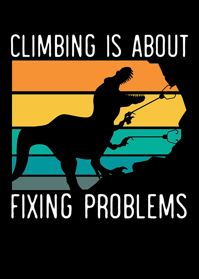 Rock Climbing Dinosaur
