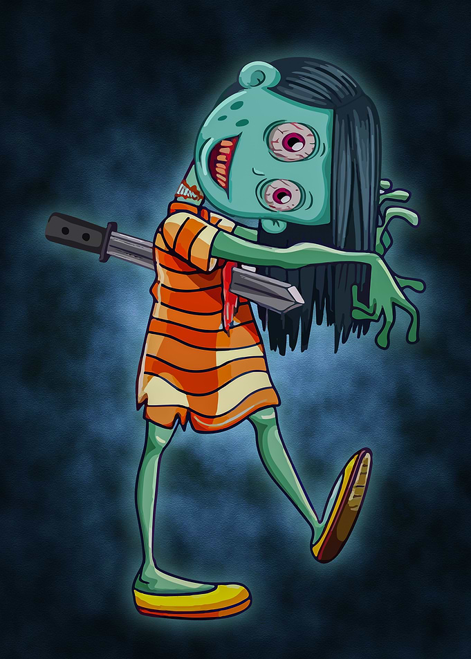 68 Halloween doll 68