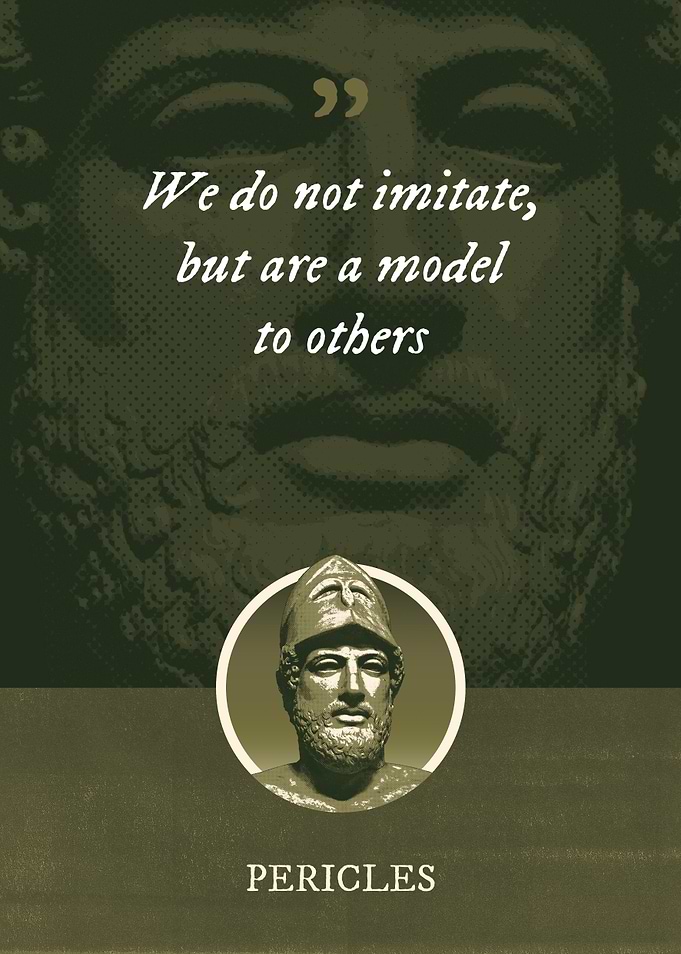 We do not imitate but are