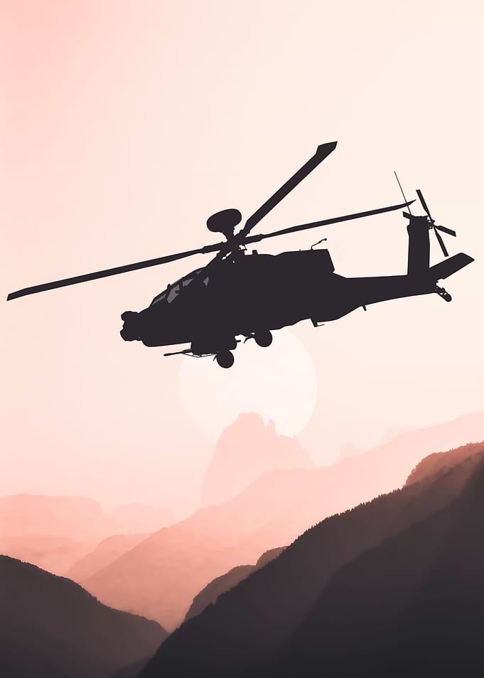 Apache attack helicopter