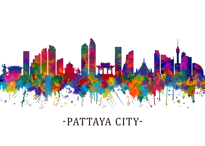 Pattaya City Skyline