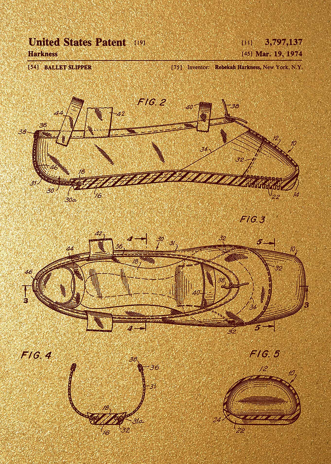 102 Ballet Slipper Patent