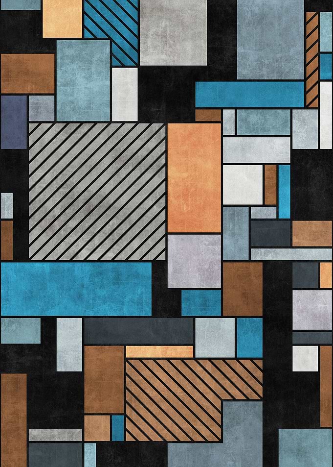 Random Concrete Pattern