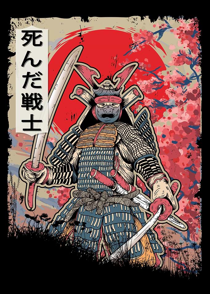 Japan Samurai Warrior Dead
