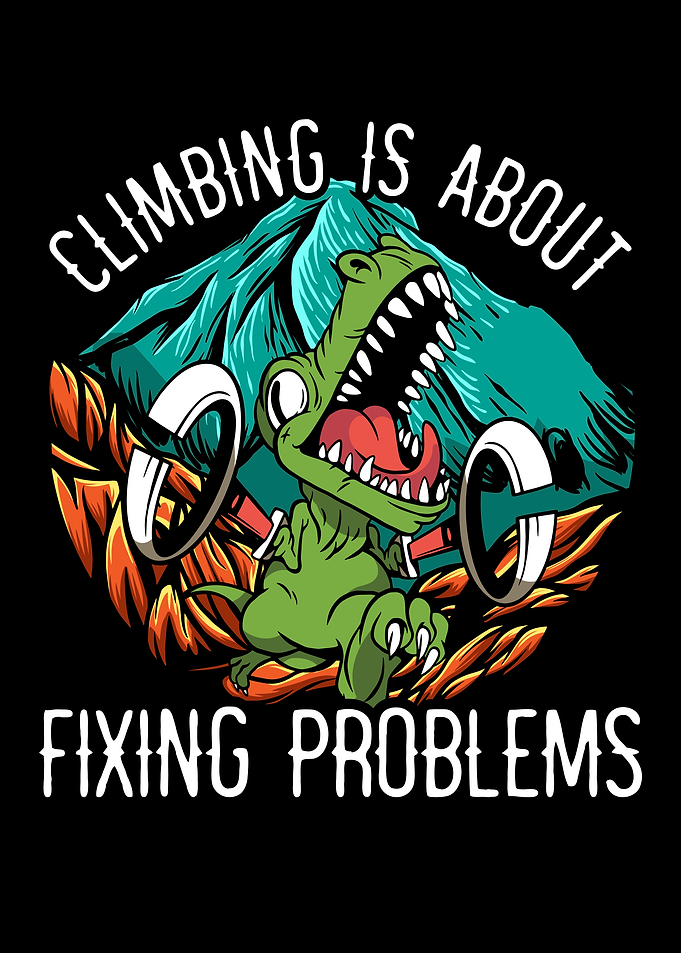 Rock Climbing Dinosaur