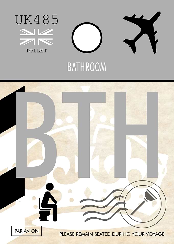 UK BATHROOM AIRPORT CODE
