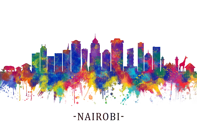 Nairobi Kenya Skyline