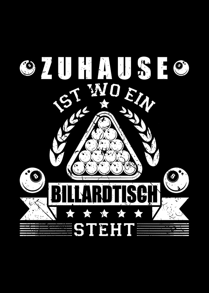 Zuhause Billard Lustig