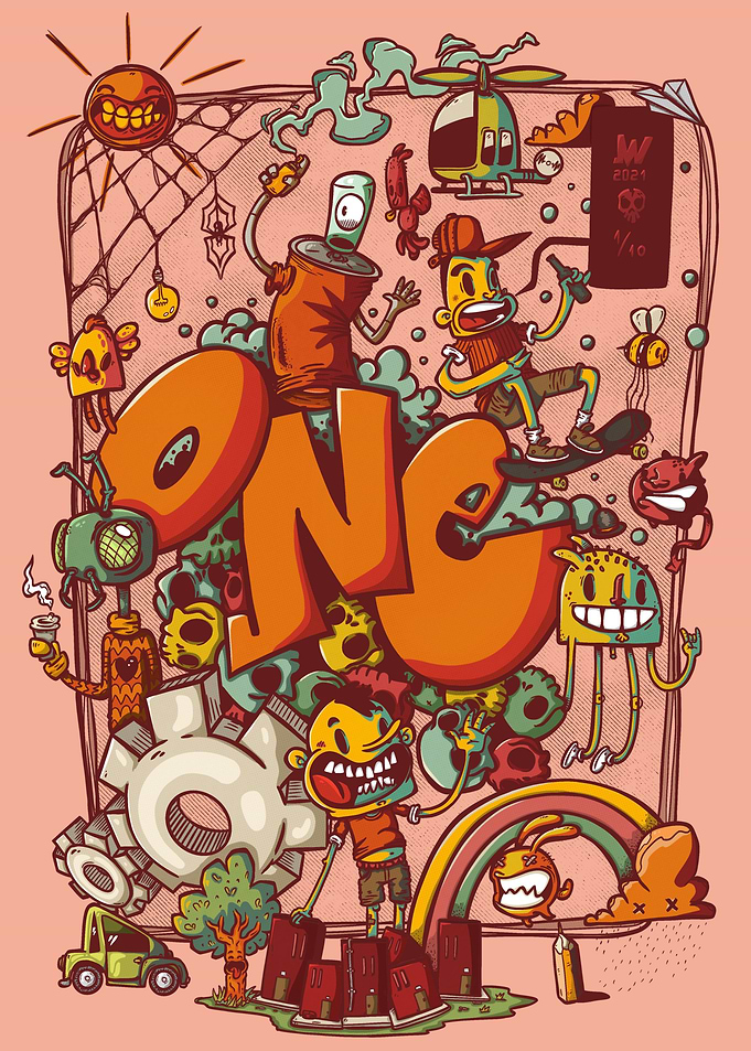 One