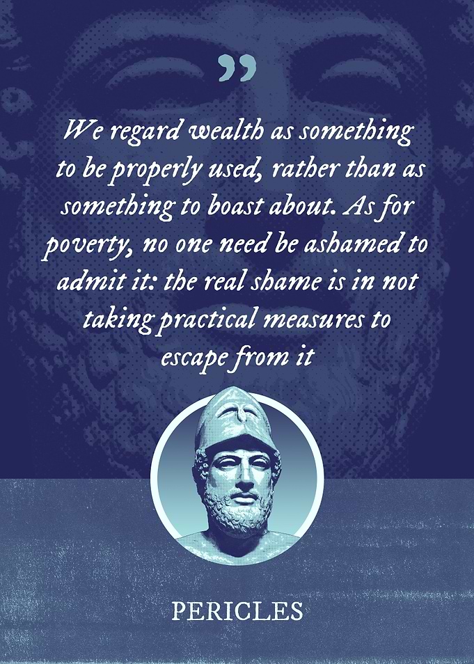 We regard wealth as