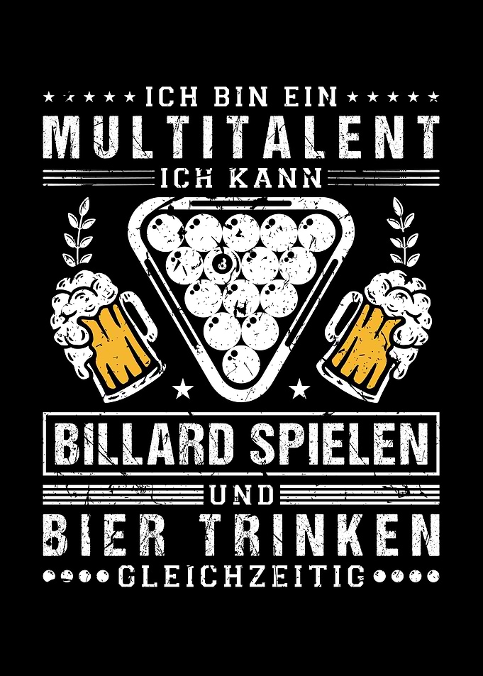 Multitalent Billard Bier