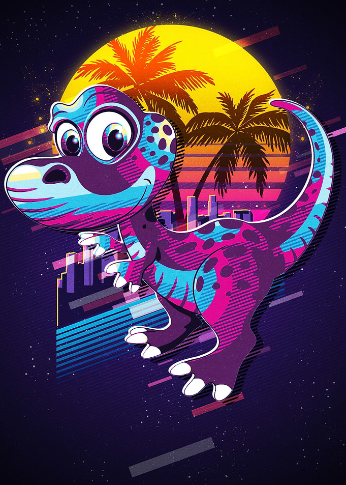 Dinosaur Animal Retro