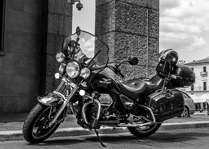 Vintage black Motorcycle
