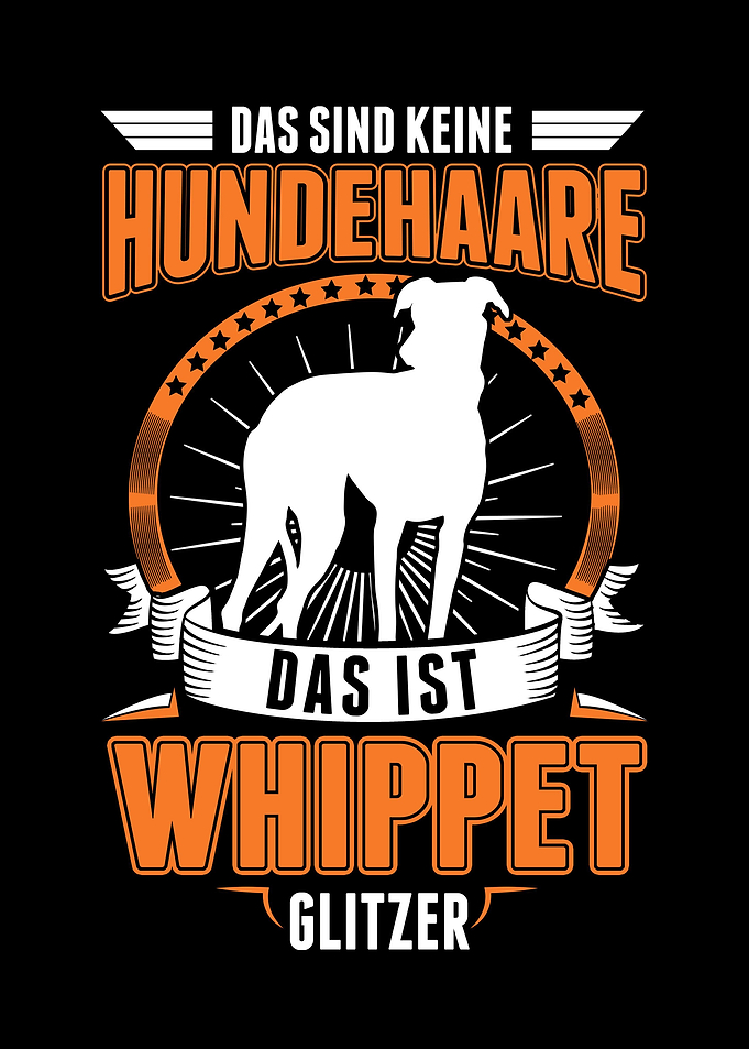 Whippet Glitzer Windhund