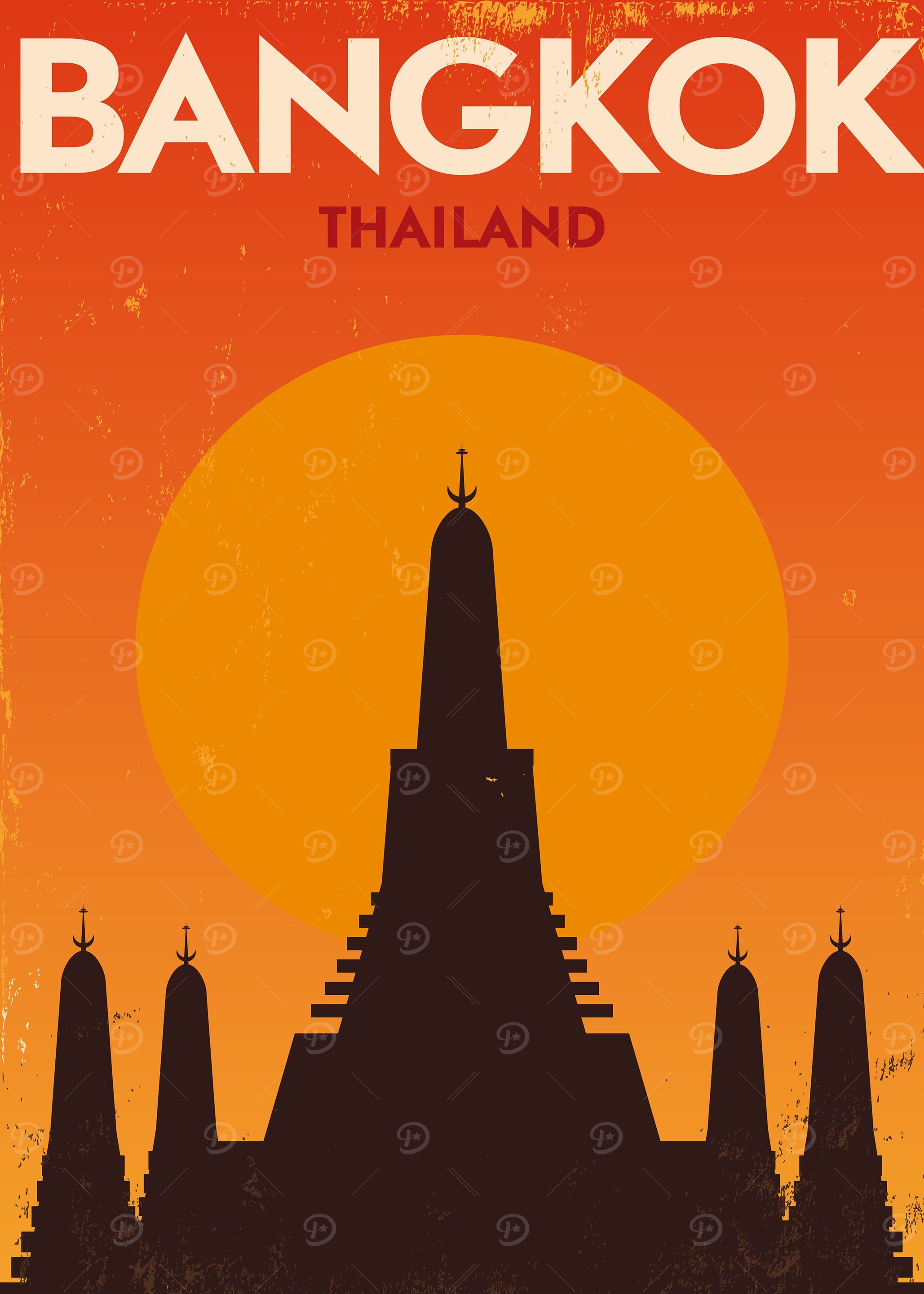 Bangkok Thailand vintage