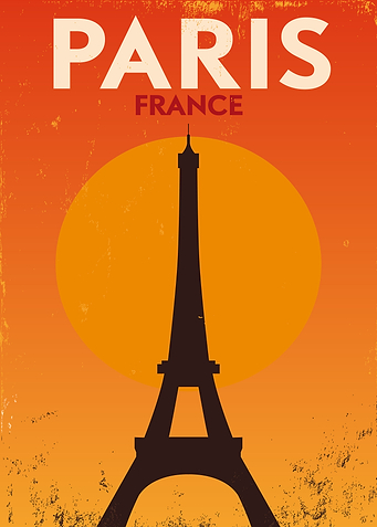 Paris France vintage